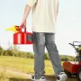 Safety Gas Can, 9.5 L Type I Red Safety Can for Gasoline with Stainless Steel Flame Arrester, Self-Closing Lid, and PE Funnel, C