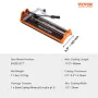 Manual Tile Cutter, 17 inch, Porcelain Ceramic Tile Cutter with Tungsten Carbide Cutting Wheel, Infrared Positioning, Anti-Skid 