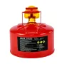 VEVOR Safety Gas Can, 9.5 L Type I Red Safety Can for Gasoline with Stainless Steel Flame Arrester, Self-Closing Lid, and PE Fun