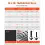 Knockout Punch Set, 12.7 to 50.8mm SLUG-Buster Ratchet Knockout Set, Ratchet Wrench Knockouts Punch Sets for Aluminum, Mild stee