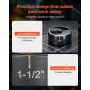 Knockout Punch Set, 12.7 to 50.8mm SLUG-Buster Ratchet Knockout Set, Ratchet Wrench Knockouts Punch Sets for Aluminum, Mild stee