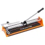 Manual Tile Cutter, 17 inch, Porcelain Ceramic Tile Cutter with Tungsten Carbide Cutting Wheel, Infrared Positioning, Anti-Skid 