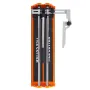 Manual Tile Cutter, 17 inch, Porcelain Ceramic Tile Cutter with Tungsten Carbide Cutting Wheel, Infrared Positioning, Anti-Skid 