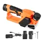 VEVOR Cordless Handheld Planer, 56 mm Cut Width, 14500 RPM Electric Hand Wood Planer with 2 Ah 12V Lithium Battery, Brushless Mo