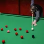 Pool Cue, 1447.8mm Jointed Snooker Cue, Snooker Cues Stick with Extension Rod & 9.7mm Leather Tip, 538g Pools Stick for Professi