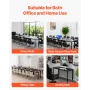 Conference Table, Set of 6, 1400 mm Office Meeting Table for 16 Person, Flexible Combination Desk Set, Modern Rectangle Meeting 