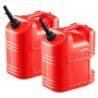 Fuel Container, 19 L, Gas Tank with Spout & Clear Scale, 15 L/min Max Flow Rate, Secure & Leak-proof, Portable Flat Fluid Contai