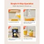 Snowflake Ice Machine, 20KG/24H Snowflake Ice Maker, Ice-Shaver Machine with Stainless Steel Blade, Electric Snow Cone Maker wit
