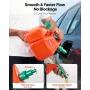brændstofbeholder, 6 l, brændstoftank med tud og 1,9 l ekstra