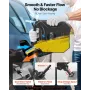Fuel Container, 5 L, Gas Can with Spout and Lockable Bracket, 15 L/min Max Flow Rate, Secure & Leak-proof, Portable Flat Fluid C