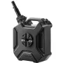 Fuel Container, 5 L, Gas Can with Spout and Lockable Bracket, 15 L/min Max Flow Rate, Secure & Leak-proof, Portable Flat Fluid C