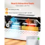 Continuous Sealing Machine, 8-12 mm Seal Width, Automatic Continuous Band Sealer with Digital Temperature Control, Automatic Shu