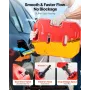 Fuel Container, 10 L, Gas Can with Spout and Lockable Bracket, 15 L/min Max Flow Rate, Secure & Leak-proof, Portable Flat Fluid 