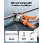 Hydraulisk rørpresseværktøj, rustfri stålrørsfittingspresser