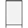 A Frame Sidewalk Sign, 24x36 Inch Heavy Duty Slide-in Signboard Holder, Double-Sided Folding Sandwich Board Signs, Steel Pavemen