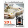VEVOR Pressure Pot Paint Tank, 20 L Heavy Duty Steel Pressure Pot Tank, Spray Paint Pressures Pots with Three Quick-Connect Coup
