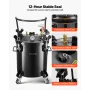 VEVOR Pressure Pot Paint Tank, 20 L Heavy Duty Steel Pressure Pot Tank, Spray Paint Pressures Pots with Three Quick-Connect Coup