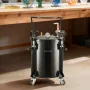 Pressure Pot Paint Tank, 20 L Heavy Duty Steel Pressure Pot Tank, Spray Paint Pressures Pots with Three Quick-Connect Couplers f