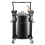 Pressure Pot Paint Tank, 20 L Heavy Duty Steel Pressure Pot Tank, Spray Paint Pressures Pots with Three Quick-Connect Couplers f