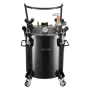 Pressure Pot Paint Tank, 20 L Heavy Duty Steel Pressure Pot Tank, Spray Paint Pressures Pots with Three Quick-Connect Couplers f