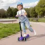 Kick Scooter for Kids Ages 3+, 3-Wheel Toddler Scooter with Light-Up Wheels, Adjustable Height Handlebar, Wide Anti-Slip Deck, L