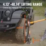 High Lift Farm Jack, 121.9 cm Utility Farm Jack, 3175.1 kg Capacity Ratcheting Off Road Utility Jack, Heavy-Duty Farm Jack for T