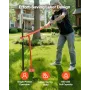 91.4 cm T Post Puller, Heavy Duty Steel Fence Post Puller, 300 kg Load Capacity, Labor-Saving T-Post Remover Tool for Round Fenc