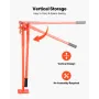 91.4 cm T Post Puller, Heavy Duty Steel Fence Post Puller, 300 kg Load Capacity, Labor-Saving T-Post Remover Tool for Round Fenc