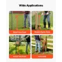 91.4 cm T Post Puller, Heavy Duty Steel Fence Post Puller, 300 kg Load Capacity, Labor-Saving T-Post Remover Tool for Round Fenc