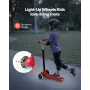 Kick Scooter til børn i alderen 3+, 3-hjulet småbørnsscooter