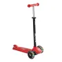 VEVOR Kick Scooter for Kids Ages 3+, 3-Wheel Toddler Scooter with Light-Up Wheels, Adjustable Height Handlebar, Wide Anti-Slip D