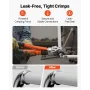 Hydraulic Pipe Crimping Tool, Multi-Functional Tube Fittings Crimper with TH16 TH20 TH26 TH32 Jaws for PEX & Aluminum-Plastic Pi