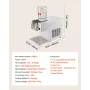 Snowflake Ice Machine, 60KG/24H Snowflake Ice Maker, Ice-Shaver Machine with Stainless Steel Blade, Electric Snow Cone Maker wit
