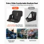 Stadium sæde, 6 justerbar vinkel Bleacher Stol, 69,85 mm pude