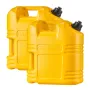 Fuel Container, 19 L, Gas Tank with Spout & Clear Scale, 15 L/min Max Flow Rate, Secure & Leak-proof, Portable Flat Fluid Contai