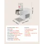 Snowflake Ice Machine, 40KG/24H Snowflake Ice Maker, Ice-Shaver Machine with Stainless Steel Blade, Electric Snow Cone Maker wit