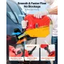 VEVOR Fuel Container, 5 L, Gas Can with Spout and Lockable Bracket, 15 L/min Max Flow Rate, Secure & Leak-proof, Portable Flat F