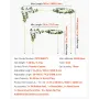 Over the Table Rod Stand med Klemmer, Justerbar 71-249 cm