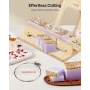 Soap Cutter, 0-2 inch Adjustable Thickness, Wood Soap Slicer with Stainless Steel Adjustable Wire Tension, with Extra Wires, Mul