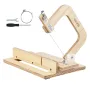 Soap Cutter, 0-2 inch Adjustable Thickness, Wood Soap Slicer with Stainless Steel Adjustable Wire Tension, with Extra Wires, Mul
