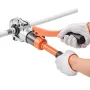 Hydraulic Pipe Crimping Tool, PEX & Aluminum-Plastic Tube Fittings Crimper with TH16 TH20 TH26 TH32 Jaws & Carrying Case, Press 
