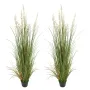 VEVOR Artificial Grass Plant, 2 Pack 1194mm Reed Flower Grass in Pot, Premium PVC Faux Fake Greenery Shrubs Plant for Indoor Out