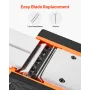Cordless Handheld Planer, 82 mm Cut Width, 15000 RPM Electric Hand Wood Planer with Brushless Motor, Adjustable Cut Depth for Wo