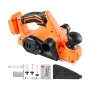 VEVOR Cordless Handheld Planer, 82 mm Cut Width, 15000 RPM Electric Hand Wood Planer with Brushless Motor, Adjustable Cut Depth 