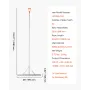 VEVOR Landskabsrive, 914 mm Bredt Hoved 2590 mm Håndtag, Large Heavy Duty Aluminium Landskabsrive Værktøj, Asfaltniveau til L