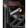 Pool Cue, 1 Piece Pool Stick, 1473.2mm & 538g Carbon Fiber Billiard Pools Cue Stick with Bakelite Pressed Cue Tip & ABS Connecti