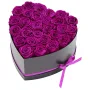 VEVOR Forever Flowers, 27 Preserved Roses in Heart Shape Box, Eternal Flowers Immortal Bouquet Birthday Present for Women Her Wi