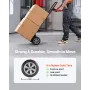 VEVOR Hand Truck, 272 kg Load Capacity, Heavy-Duty Hand Truck Dolly with Wheels & Telescoping Handle, Portable Trolley Dolly wit