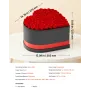 VEVOR Forever Flowers, 100 Preserved Roses in a Heart Shape Box, Eternal Flowers Immortal Bouquet Birthday Present for Women Her