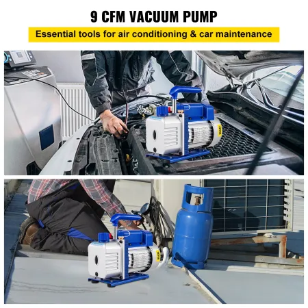 370ml 533 L/min(9CFM) 746W(1HP) Air Condition Refrigerant Vacuum Pump vacuum chamber with pump degassing chamber with pump ac va